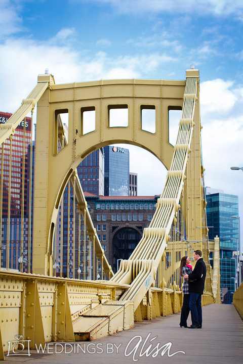 Downtown Pittsburgh Wedding Photographer