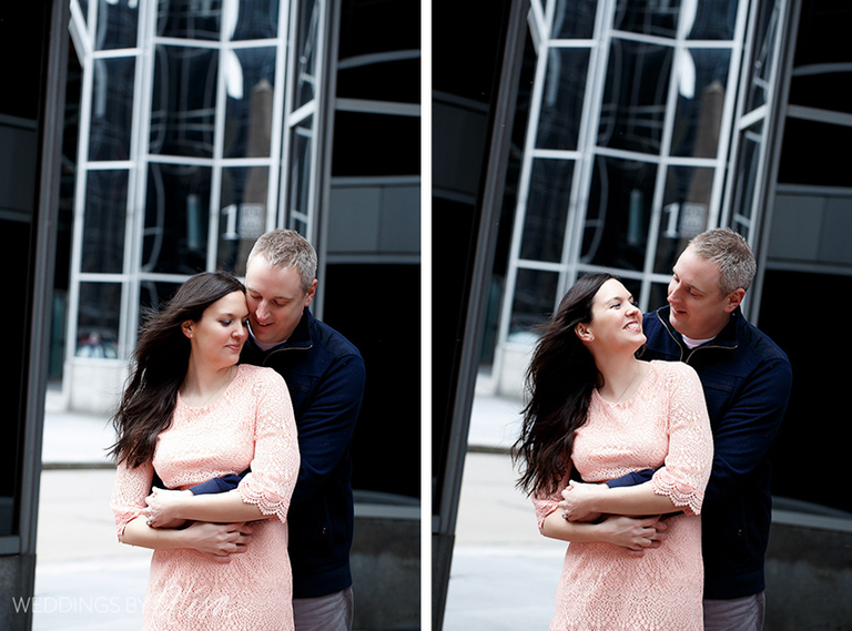 Engagement Wedding Photographer PPG Place Pittsburgh