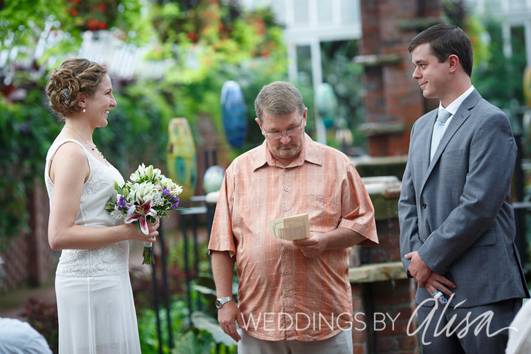 Wedding Ceremony at Phipps Conservatory