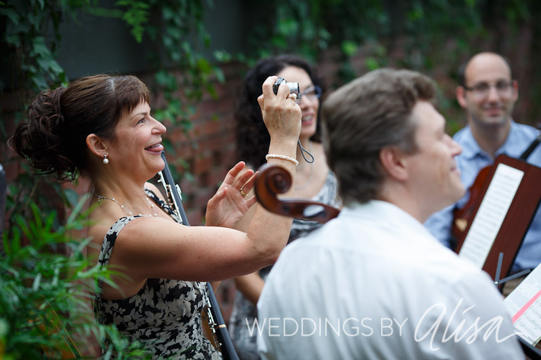 Musicians at Phipps Conservatory Wedding