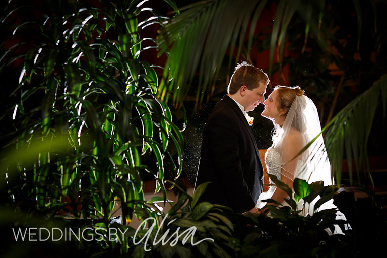 Plum wedding reception at the Pittsburgh Marriott North Cranberry