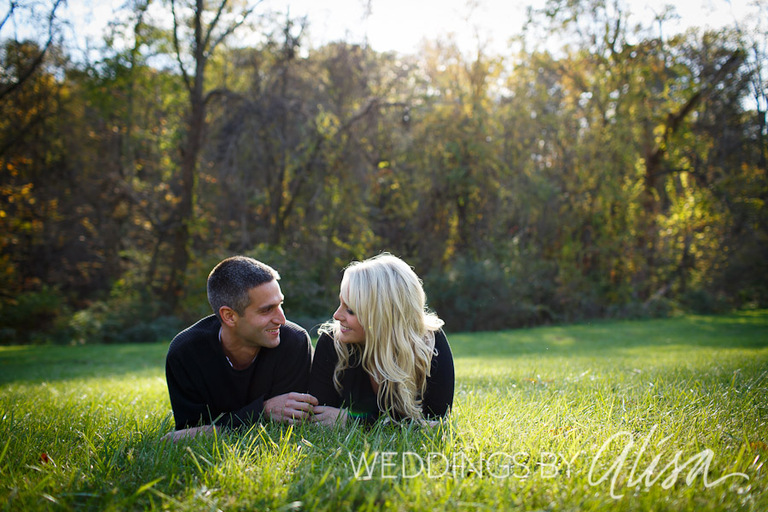 Fall engagement session in Pittsburgh