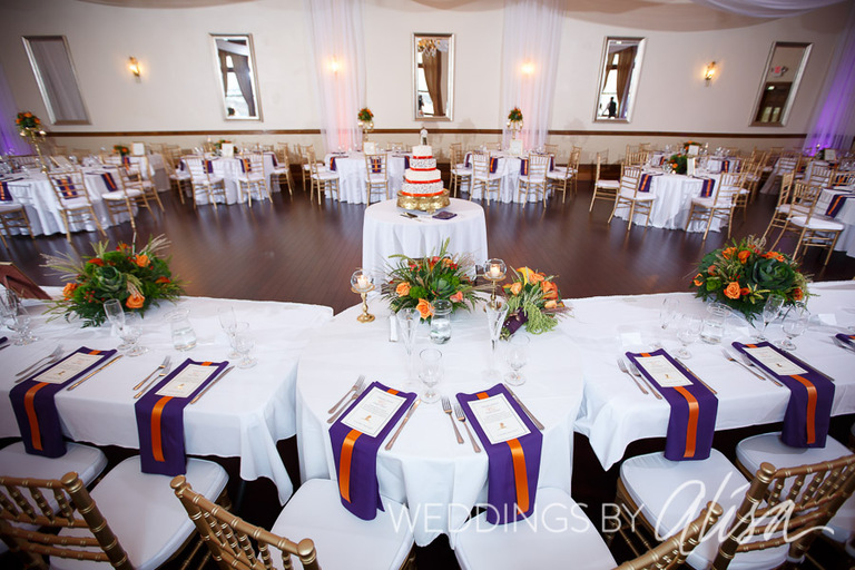 Ballroom Wedding Reception Set up