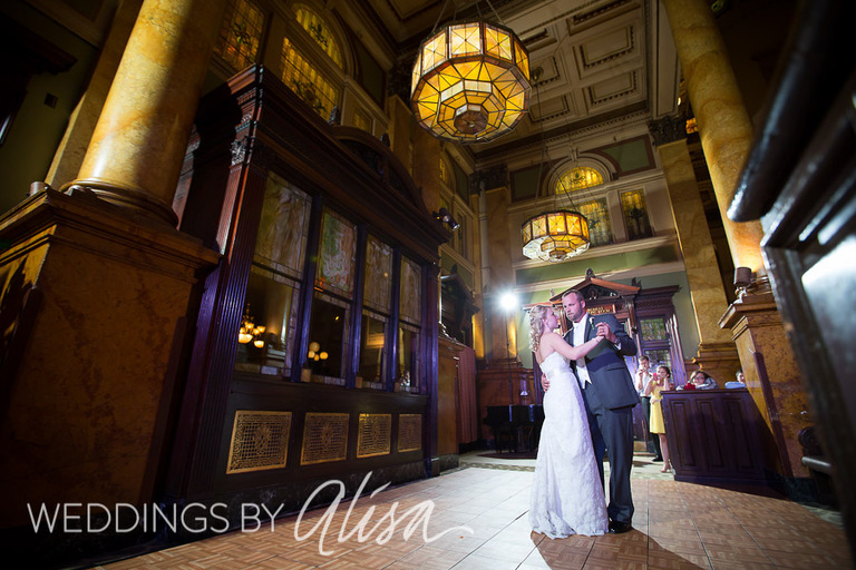 Grand Concourse wedding reception first dance