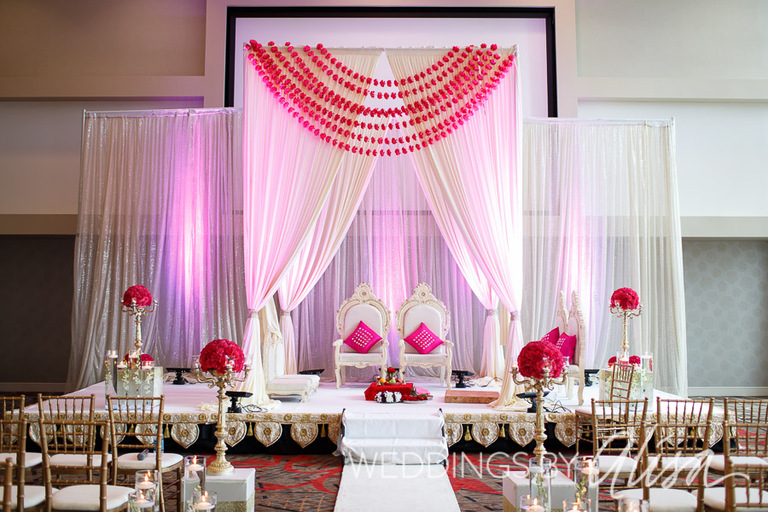 Hot Pink Wedding Details