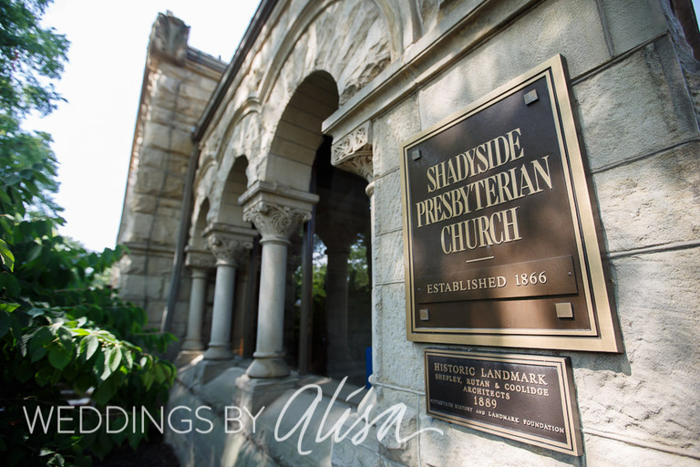 Wedding Ceremony at Shadyside Presbyterian Church