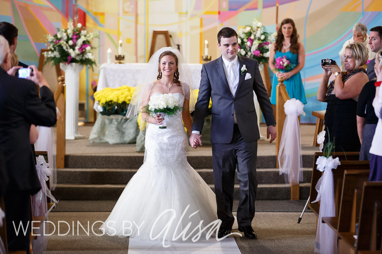 Married on rainy day in Pittsburgh