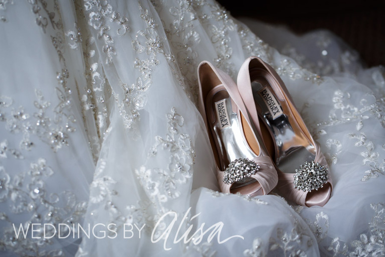 Badgley Mischka wedding shoes Pittsburgh