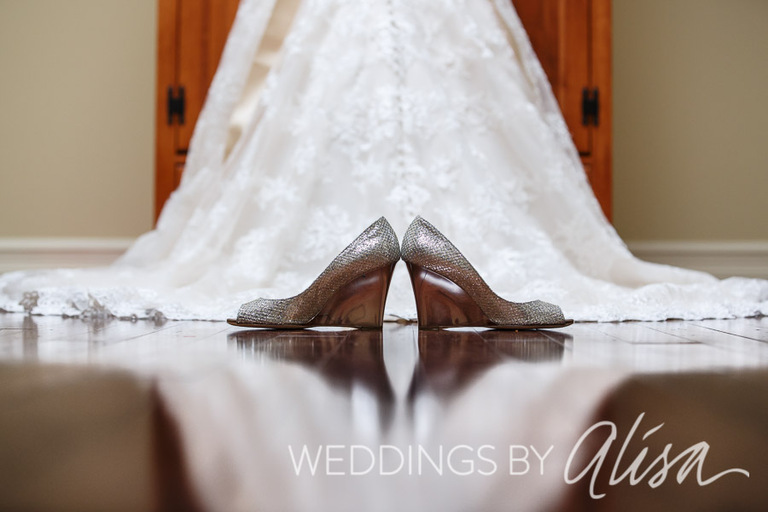 Jimmy Choo Bridal heel wedges