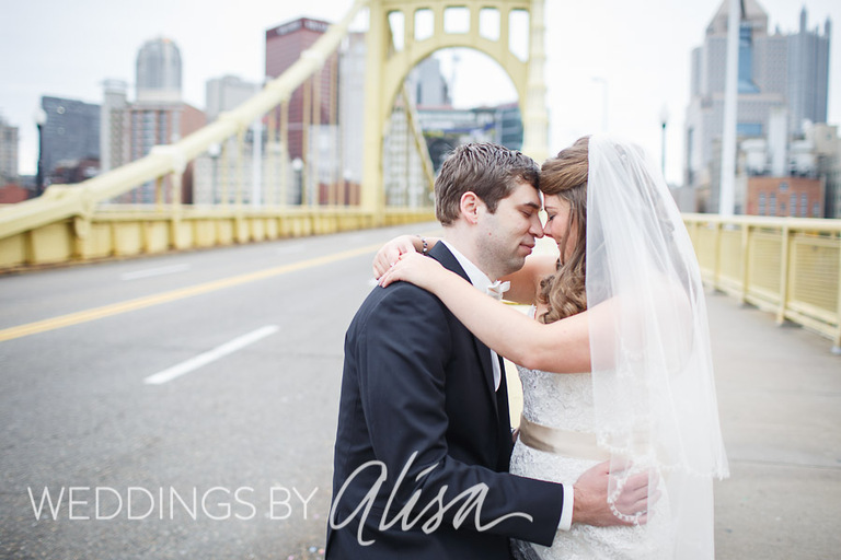 Yellow Bridge North Shore Roberto Clemente Wedding Photos