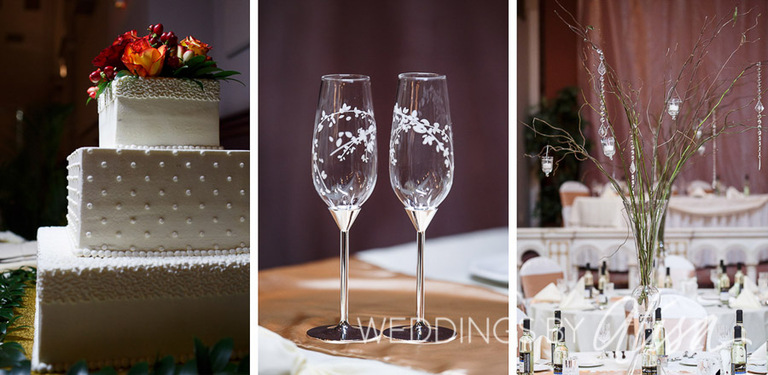 Wedding details at Pittsburgh's Grand Hall