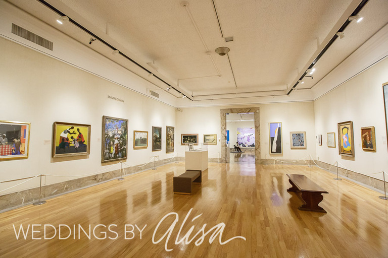 Wedding reception at Butler Art Institute in Youngstown