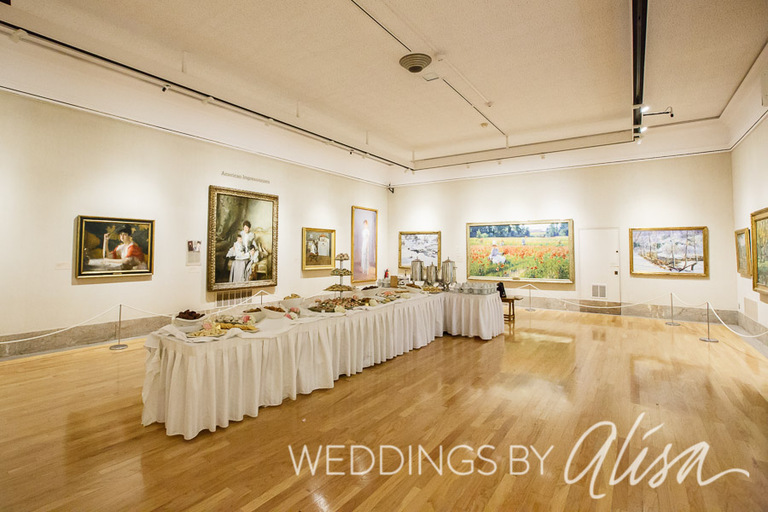 Wedding reception at Butler Art Institute in Youngstown