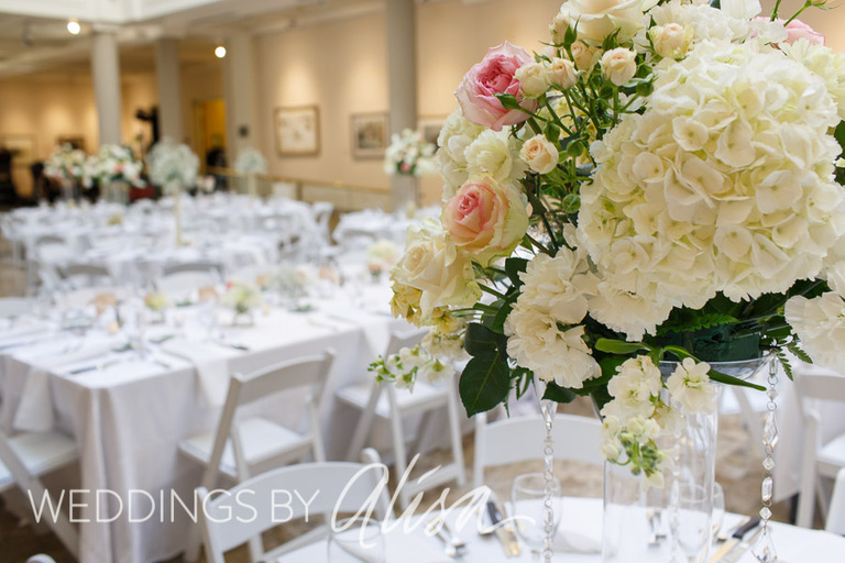 Wedding reception at Butler Art Institute in Youngstown