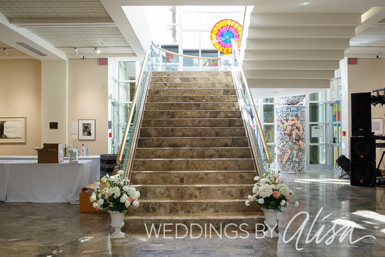 Wedding reception at Butler Art Institute in Youngstown