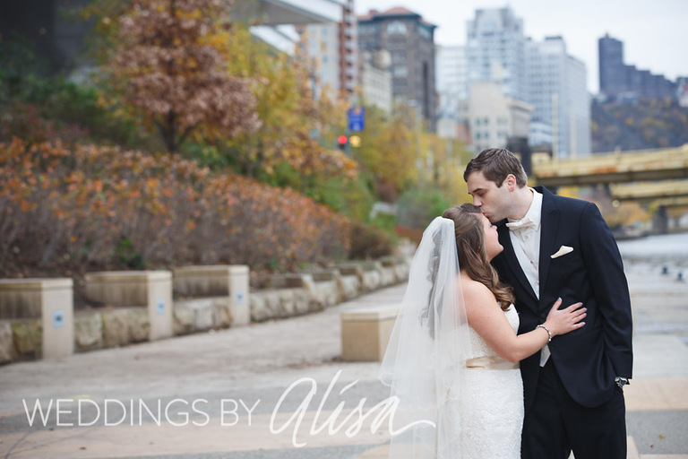Yellow Bridge North Shore Roberto Clemente Wedding Photos
