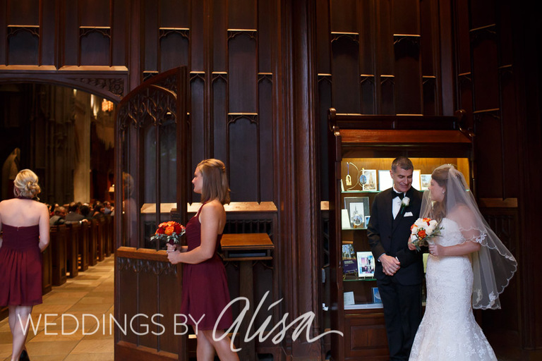 Grand Hall at the Priory Pittsburgh Wedding