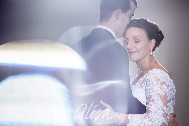 Creative wedding reception photography