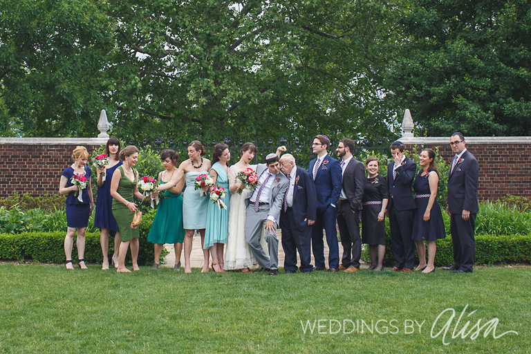 Unique Bridal party in Pittsburgh