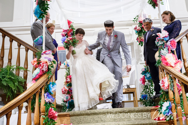 Breaking the glass at Jewish Wedding in Pittsburgh