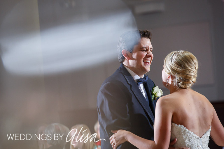 Bride Groom first dance at Priory Hotel 