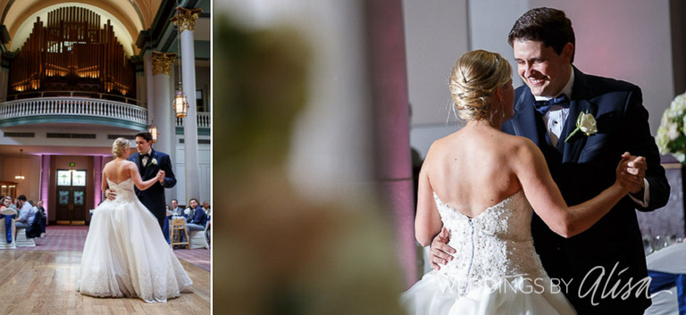 Bridal photos at Grand Hall at the Priory