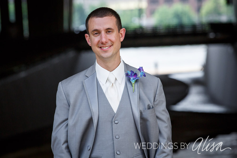Groom portrait at Pittsburgh Wedding