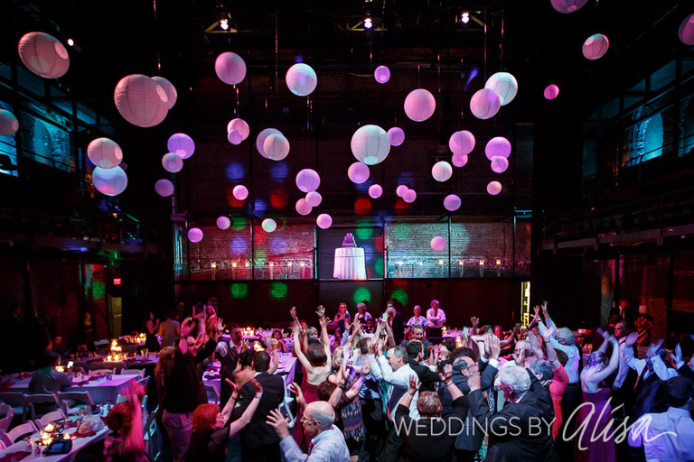 Wedding reception at theater in Pittsburgh