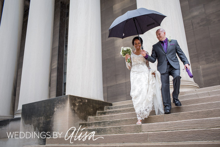 Rain location for Wedding Photos in Pittsburgh