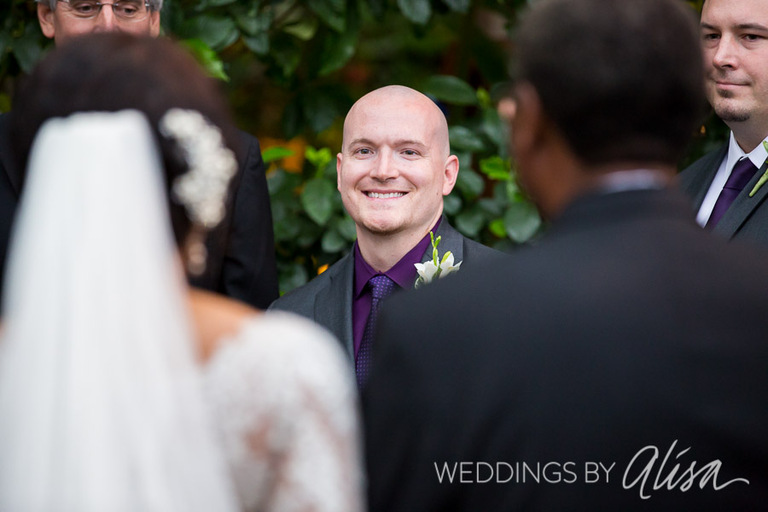 Tropical room wedding at Phipps Conservatory