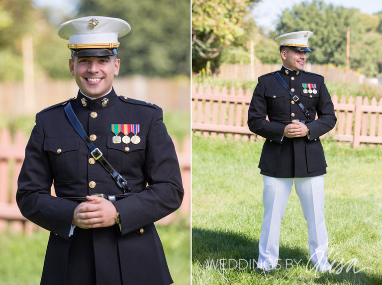 Military groom wedding pictures