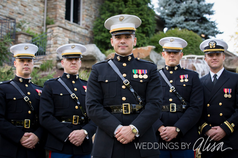 Waterfall wedding photos Pittsburgh