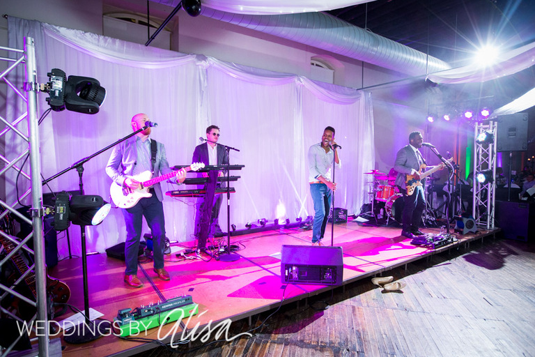 Live band at Halloween wedding in Pittsburgh