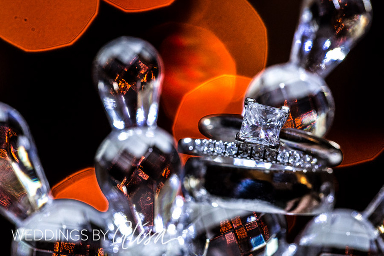 Diamond cut engagement ring