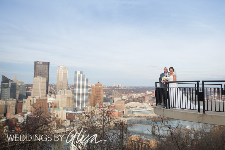 Mt. Washington Overlook Wedding Photos Pittsburgh