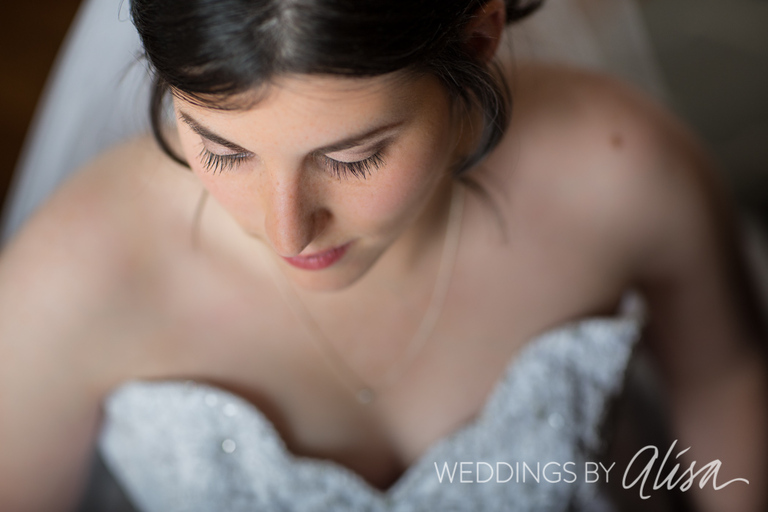 Modern bridal portrait