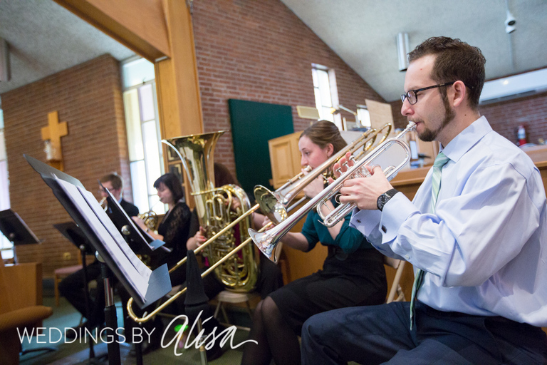 Pittsburgh Brass Quintet at Wedding