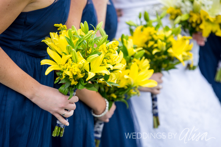 Navy and Yellow Wedding Colors