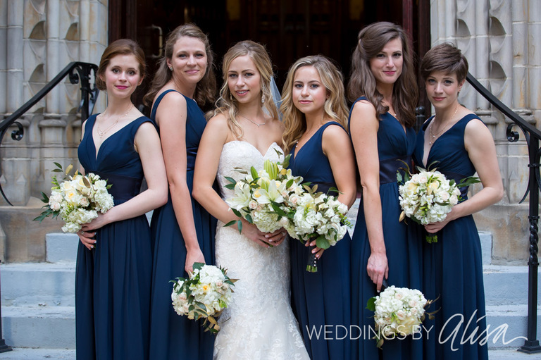 Navy blue bridesmaid dresses Pittsburgh