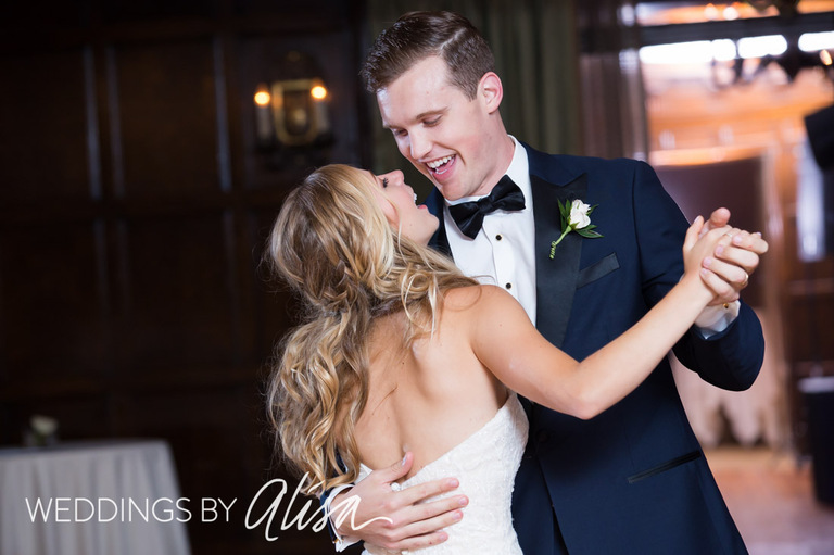 Wedding reception in Bob Hope room at Omni William Penn