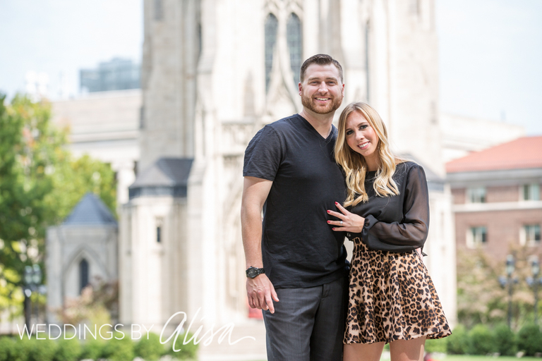 Engaged at Heinz Chapel