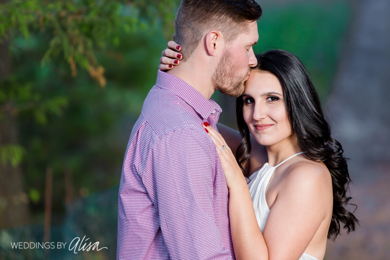 Fall forest engagement photos in Pittsburgh