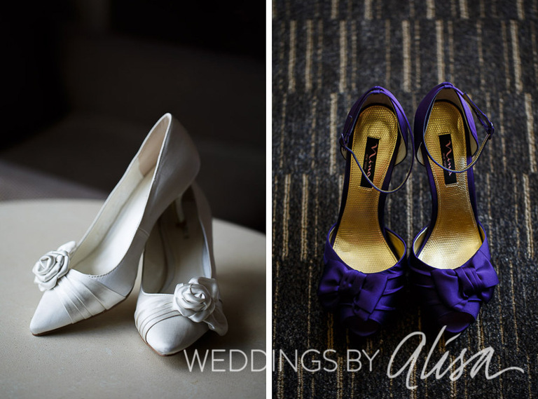 Purple Bride High Heels 