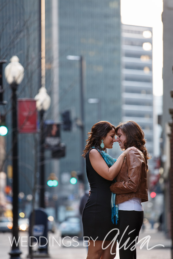 Urban City Engagement session in downtown Pittsburgh
