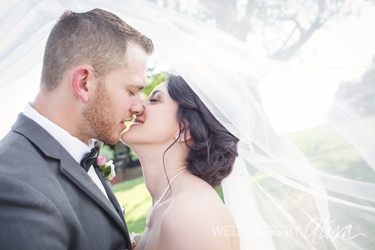 Beautiful wedding photos on farm
