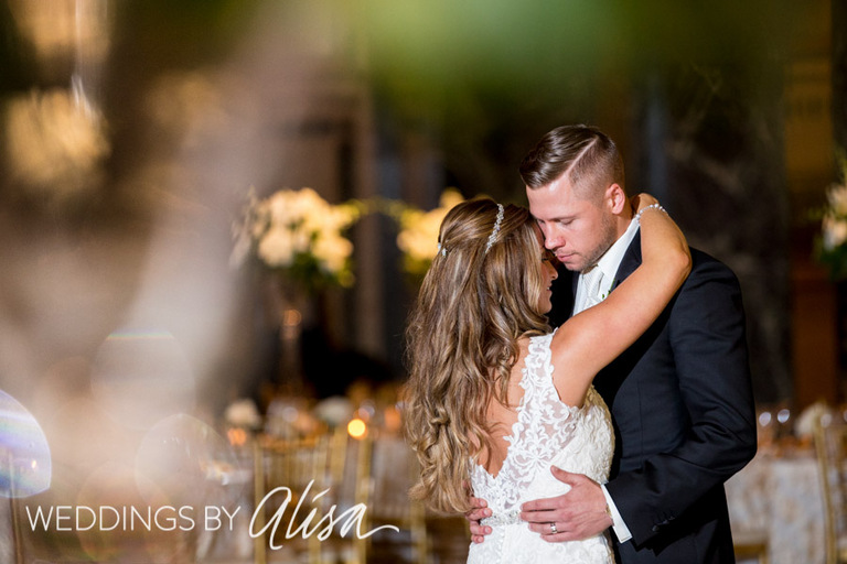 First dance at Music Hall Foyer Wedding 