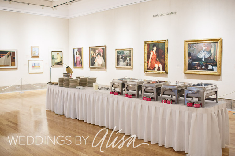 Wedding reception at Butler Art Institute in Youngstown