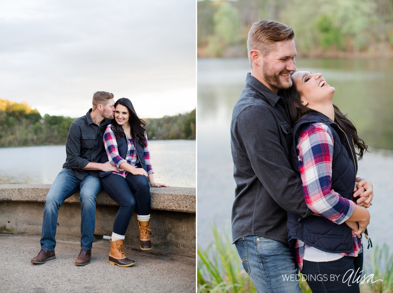 North Park Boathouse Engagement Session