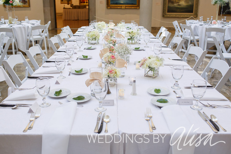 Wedding reception at Butler Art Institute in Youngstown