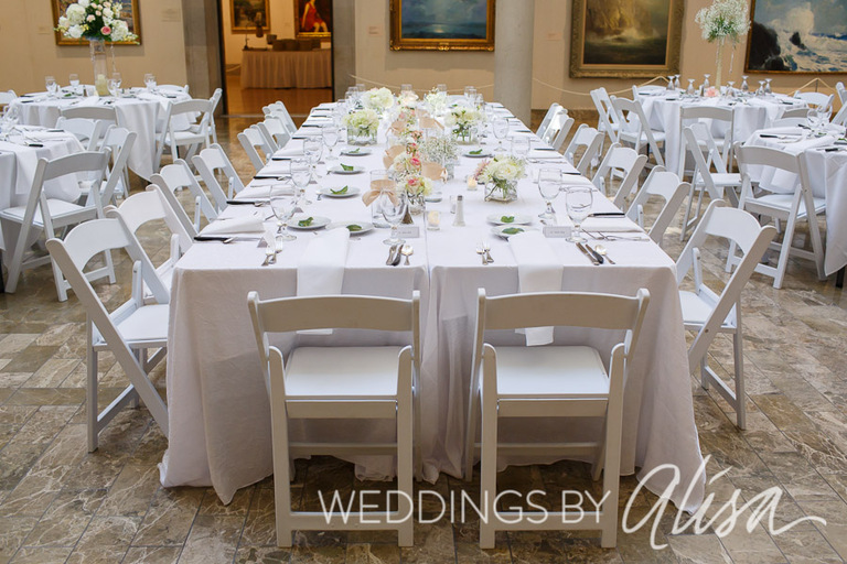 Wedding reception at Butler Art Institute in Youngstown